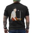 Rocker Old Rookie Original Illustration Bandman Rock メンズTシャツ バックプリント