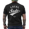 Sado Local 佐渡市ローカル 故郷 メンズTシャツ バックプリント