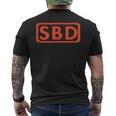 Sbd スクワットベンチ デッドリフト パワーリフティング ジムウェア Ogbd メンズTシャツ バックプリント