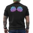Sea Shell Bra Mermaid Birthday Beach Party Halloween Costume Men's T-shirt Back Print