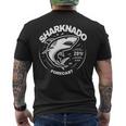 Sharkharknado Forecast ファニーグラフィックtシャツ メンズTシャツ バックプリント