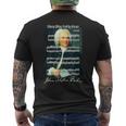 Sheep Mayafely Graze JS Bach Portrait &Ignature Music メンズTシャツ バックプリント