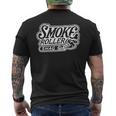 Smokeroller-煙巻人-マティーニシャグロカビリーピンナップバックプリント メンズTシャツ バックプリント