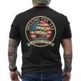 Spilling The Tea Since 1773 4Th Of July American Flag Men's T-shirt Back Print