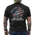 Spilling The Tea Since 1773 Red White Blue 4Th Of July Men's T-shirt Back Print