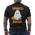 Spooky Ghost Dogs ハロウィンtシャツ コーチに最適 メンズTシャツ バックプリント