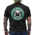 Starpugs コーヒーパグ 犬好き ギフト メンズTシャツ バックプリント