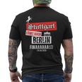 Stuttgart Football Kicken Clubwabian Fan Winner Trophy T-Shirt mit Rückendruck