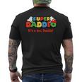 Super Gamer Dad Dad Father Men's T-shirt Back Print