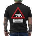 Svalbard Polar Bearign メンズTシャツ バックプリント