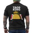 Taco King シャツ タコス愛好家用 メンズTシャツ バックプリント