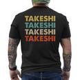 Takeshi 武 メンズTシャツ バックプリント