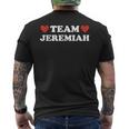 Team Jeremiah Ich Liebe Jeremiah Ich Liebe Jeremiah T-Shirt mit Rückendruck