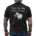 This Is Myheep Costume 羊の皮を被った狼 面白い羊 メンズTシャツ バックプリント