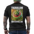 Tigrullini Watermellini イタリアンブレインロットミーム メンズTシャツ バックプリント