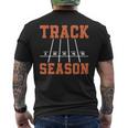 Trackeason フィールドスローアーズ ランナーショット 陸上競技 メンズTシャツ バックプリント