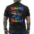 Tralalero Tralala イタリアンブレインロットミーム メンズTシャツ バックプリント