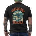 Tralalero Tralala イタリアンブレインロットミーム メンズTシャツ バックプリント