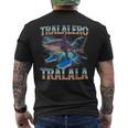 Tralalero Tralala Italian Brainrot メンズTシャツ バックプリント