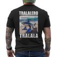 Tralalero Tralala Shark Italian Brain Rot Meme Men's T-shirt Back Print
