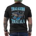 Tralalero Tralala 面白い イタリアン ブレイン ミーム ボーイズ キッズ メンズTシャツ バックプリント