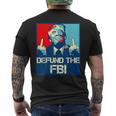 Trump Defund The Fbi ビンテージ プロトランプ 2024 愛国的 メンズTシャツ バックプリント