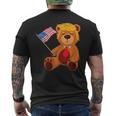 Trumpy Bear Trump 24 トランプ大統領選挙 2024 メンズTシャツ バックプリント