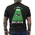 Ufo Cow Abduction Ufo Alien Abduction メンズTシャツ バックプリント