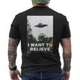 Ufoシャツ I Want To Believe Alien Ufotシャツ メンズTシャツ バックプリント