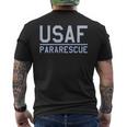 Us Air Force Usaf パラレスキュー Pj レスキュー メディックリカバリー メンズTシャツ バックプリント