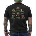 Vega Deneb Altair 夏の三角形の星座 星座 メンズTシャツ バックプリント