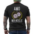 Vestiti Divertenti Giochi Da Tavola Dado Papà Marito Adulti T-shirt da uomo con stampa posteriore