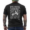 Vintage Bare Knuckle Boxingin Guantes De Boxeo Camiseta Hombre Estampado Espalda