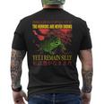 Vintage Los Horrores Nunca Terminan Rana Rana Horror Camiseta Hombre Estampado Espalda