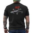 Vintage Muscle Cars Classic Cars 1977 Chevelle 1970年代 メンズTシャツ バックプリント