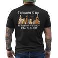 I Wanted Only Wanted 10 Dogs But If God Want Me Have 20 Then 40 メンズTシャツ バックプリント