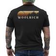 Woolrich Pa ヴィンテージ エバーグリーン サンセット 80年代 レトロ メンズTシャツ バックプリント