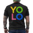 Yolo T-shirt imprimé au dos