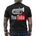 You Tuba Tuba マーチングバンド ユーフォニアム チューバ メンズTシャツ バックプリント