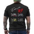 Yzf-R7、Yzf、R7、Yzf R7、バイク、バイク、レーシングバイク メンズTシャツ バックプリント