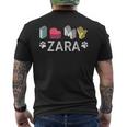 Zaraパーソナライズドドッグネームzara Pet Lover メンズTシャツ バックプリント
