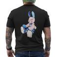 うさぎ星人２号 メンズTシャツ バックプリント