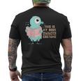 かわいいピジョン This Is My Book キャラクターコスチューム 読書用 メンズTシャツ バックプリント