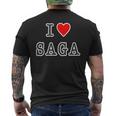 アイラブ・Saga 佐賀（I Love ハート）【47都道府県】ジモt ティ 地元 旅行 グッズ お土産 面白 メンズTシャツ バックプリント