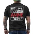 アニメオタクオタクアイマンガファングラフィック メンズTシャツ バックプリント