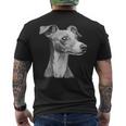 イタリアン グレイハウンド 犬 モチーフ ペット イタリアン グレイハウンド メンズTシャツ バックプリント