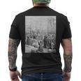 エルサレムへのイエスの参入 グスターヴ・ドーレ聖書芸術 メンズTシャツ バックプリント