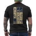 オカルト精神活性植物サイケデリックゴシック薬タロット メンズTシャツ バックプリント