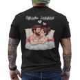 オフィシャルスリープシャツ面白いカップルロマンチックギフト メンズTシャツ バックプリント