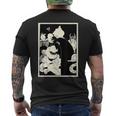 オーブリー・ビアズリー作「ルシアンズ・ストレンジ・クリーチャーズ」1893 メンズTシャツ バックプリント